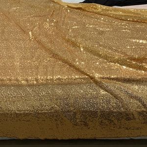 Gold Sequin Tablecloth